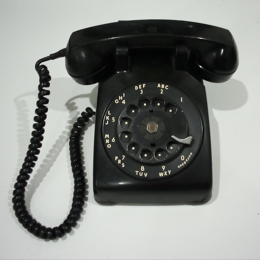 1973 Western Electric Model 500 C/D Rotary Phone – Black – Untested As-Is